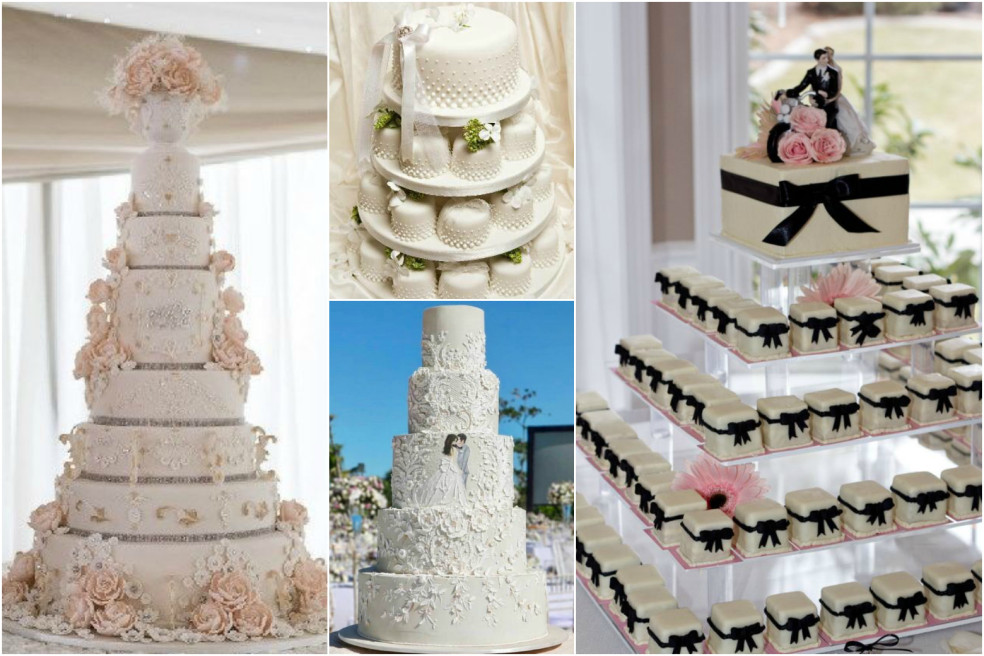 poschodové svadobné torty