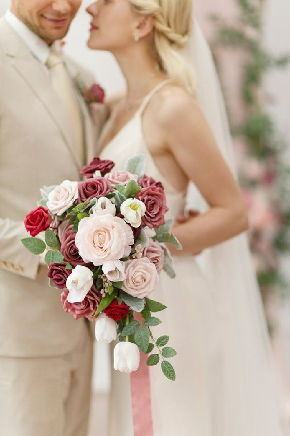 škoricovo-ružová svadba