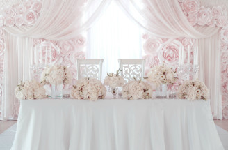 Ružová svadobná výzdoba: Farba pre princezné