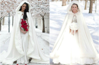 Svadobný plášť pre nevestu: V zime zahreje, ale aj okúzli