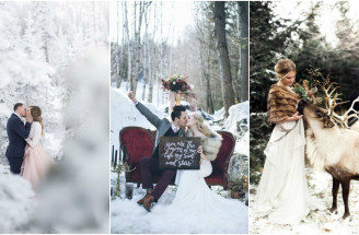 Zimné svadobné fotografie: Sneh im dodá ten správny mrazivý nádych