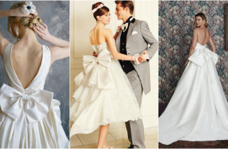 Svadobné šaty s mašľou: Nevesty, tie určite musíte mať!