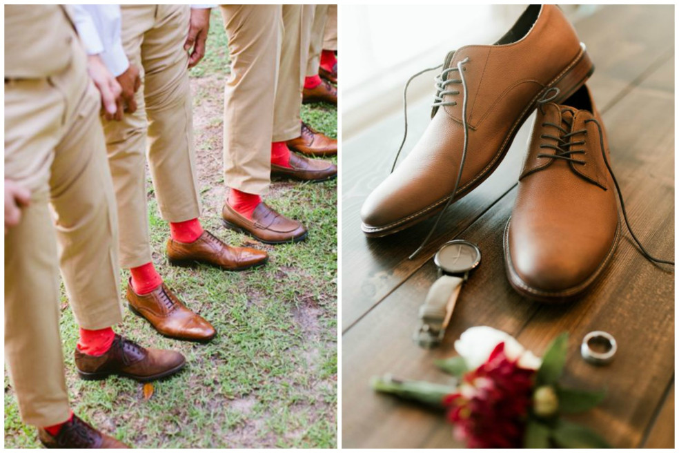 farebné ponožky na svadbu