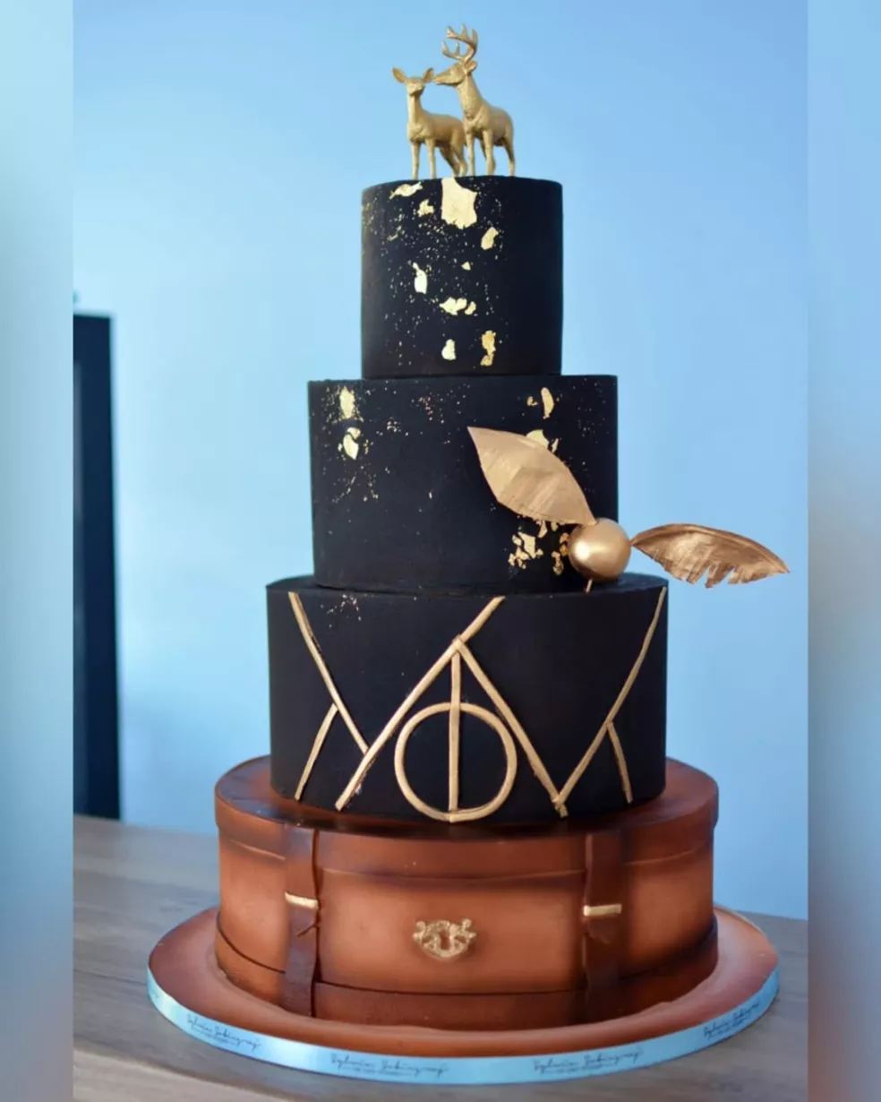 Harry Potter svadobná torta