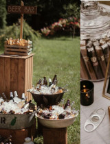 Pánsky kutik na svadbe: Ako vytvoriť dokonalý priestor s rumom či cigarami?