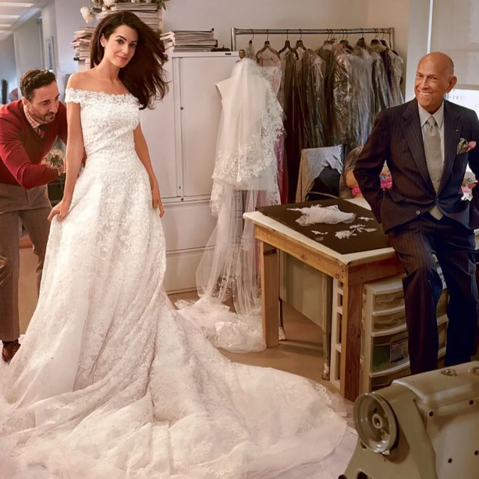 Amal Clooney svadobné šaty