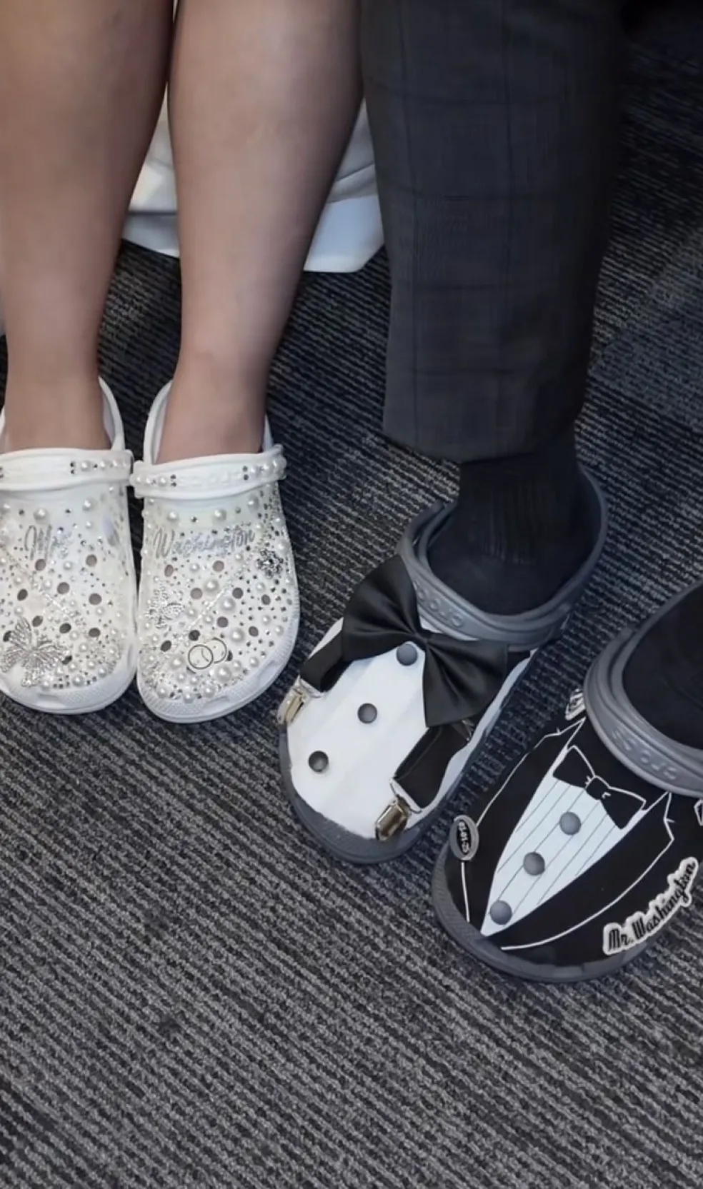 svadobné crocsy