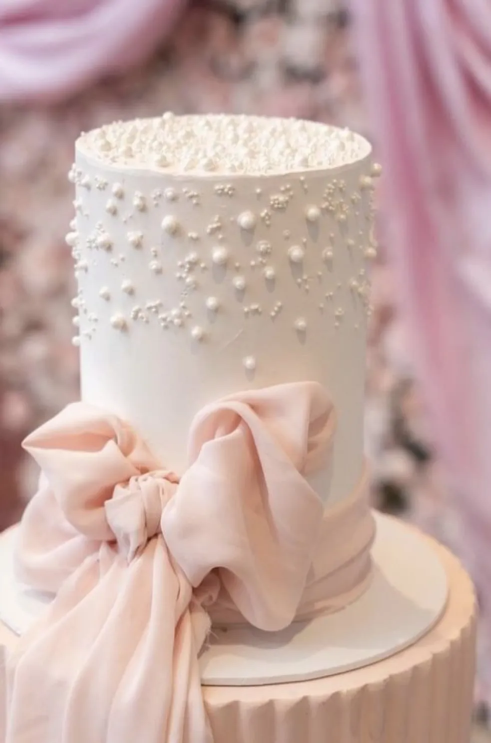 svadobné perly torta