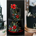 Čierna svadobná torta: Neuveriteľné, ale je to trend, ktorému podľahneš!