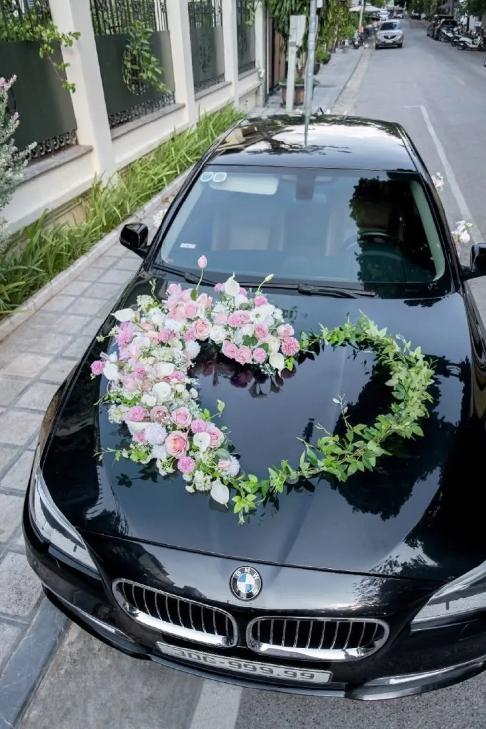 živé kvety na auto