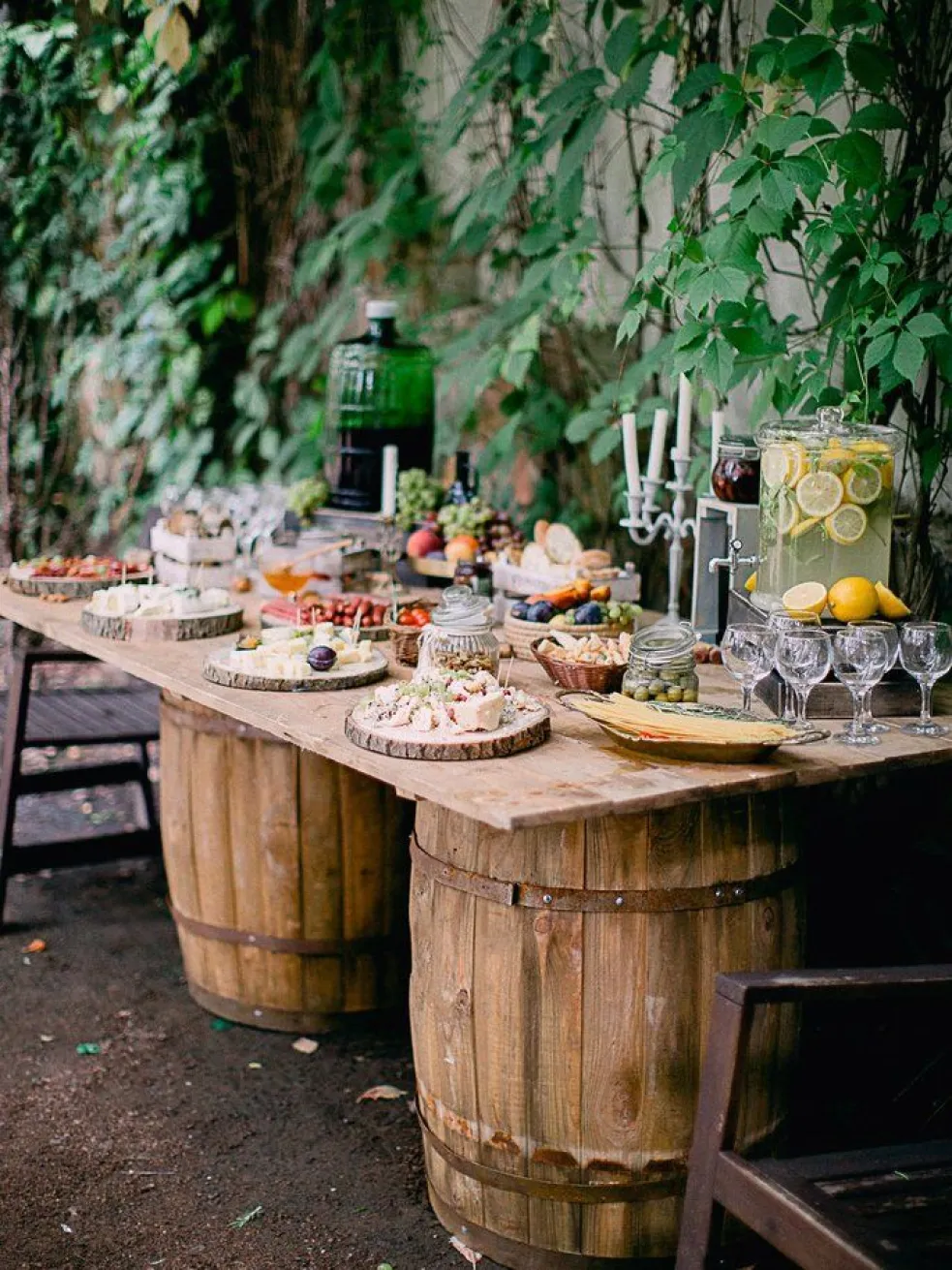 candy bar svadba