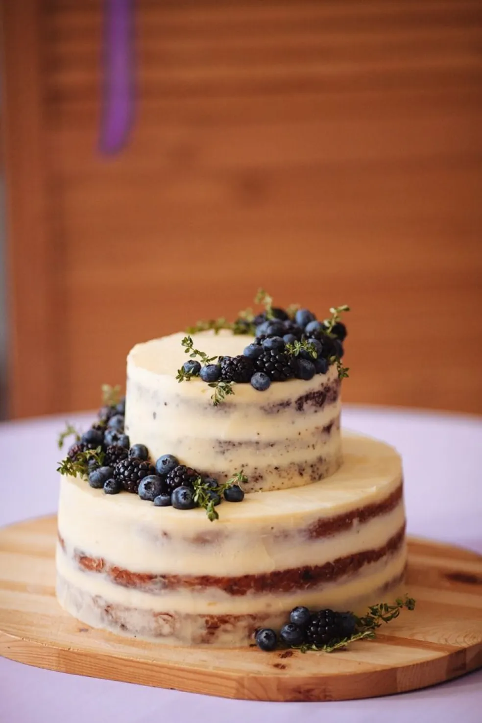 letná svadobná torta