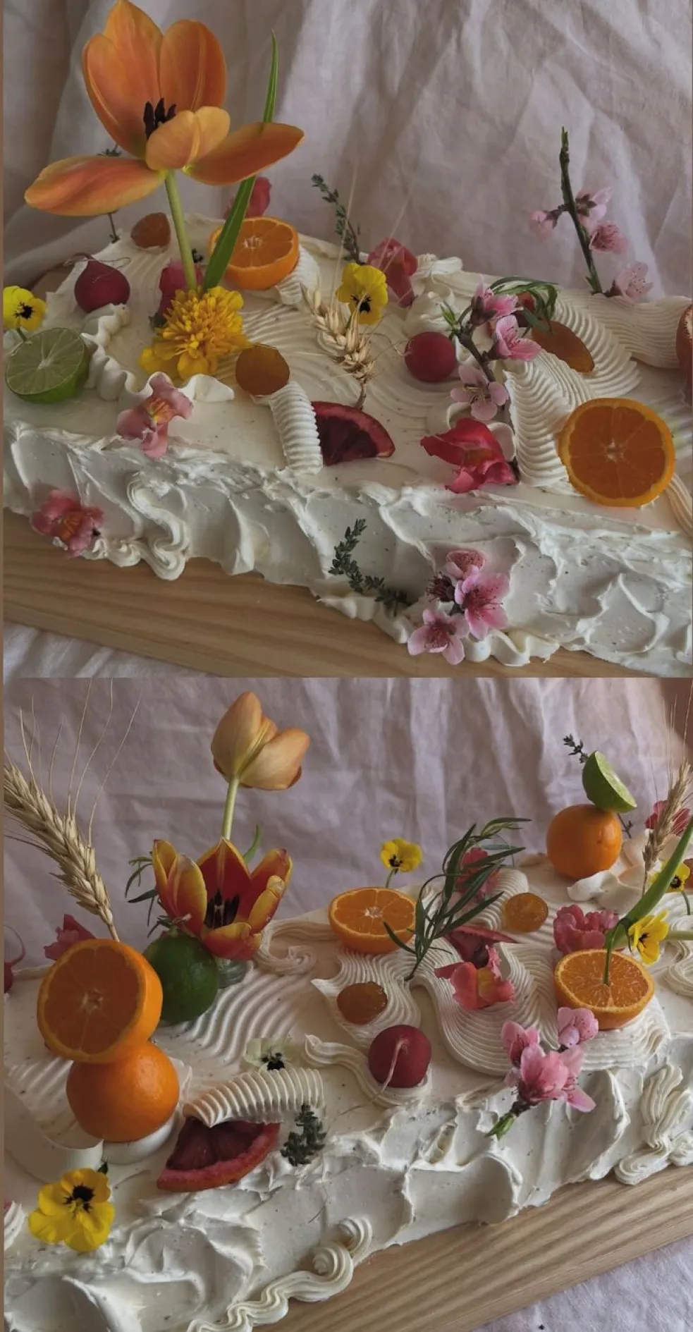 moderná svadobná torta