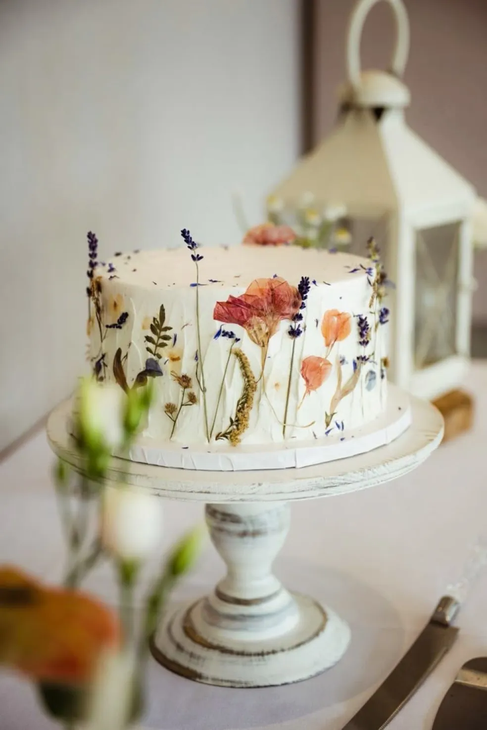 romantická svadobná torta