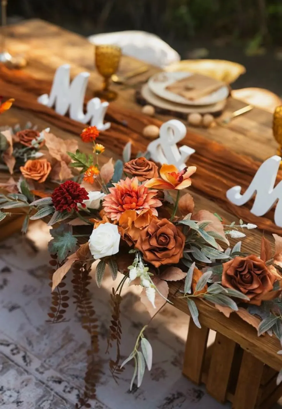 svadobná výzdoba jeseň