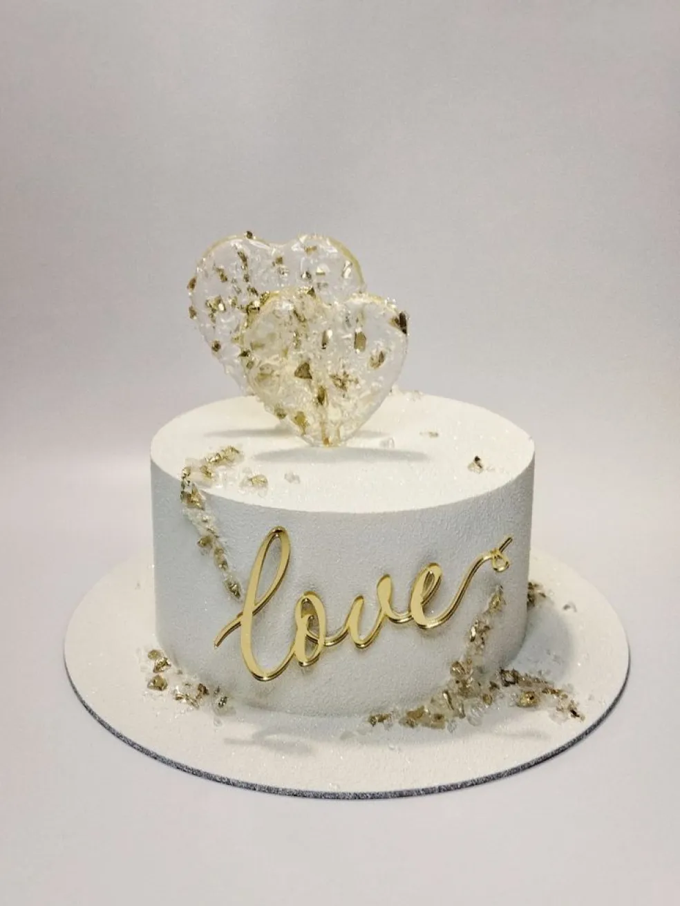 cukrové sklo torta