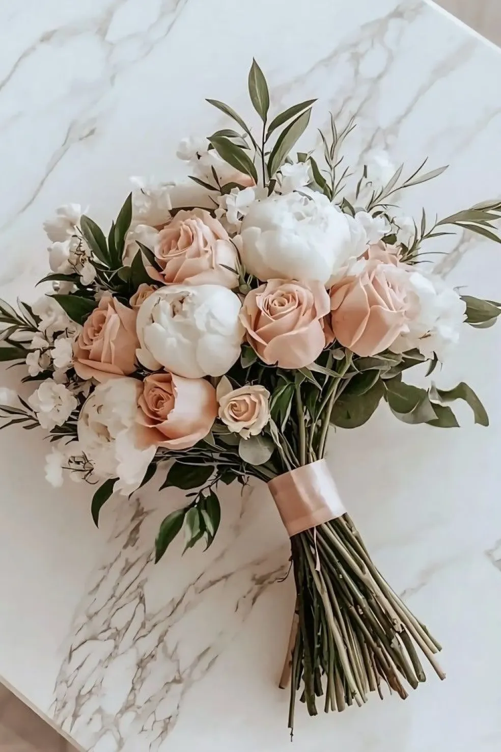 romantická svadobná kytica