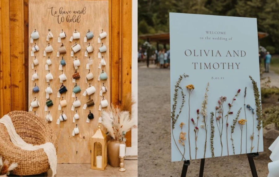 Eko svadobná výzdoba