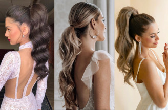 Konský chvost ako svadobný účes? ÁNO! Žiadna nuda, ale sofistikovaný a trendy vzhľad