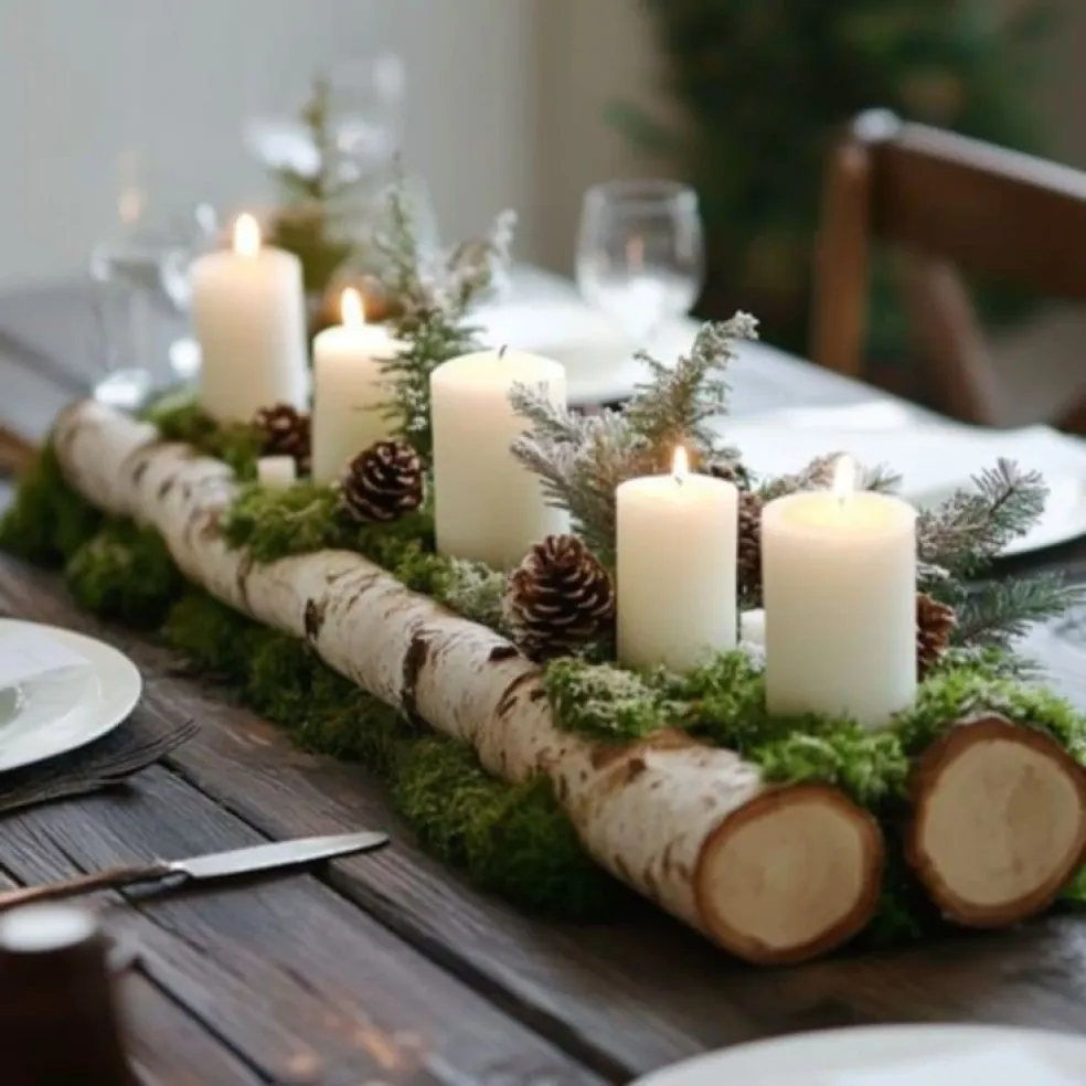 svadobné dekorácie z prírodných materiálov