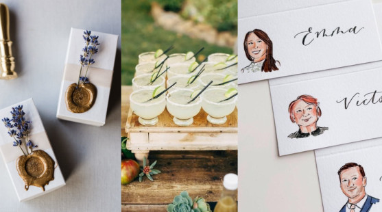 Personalizované svadobné prvky: Vlastné pečate, špeciálne koktaily či portréty hostí