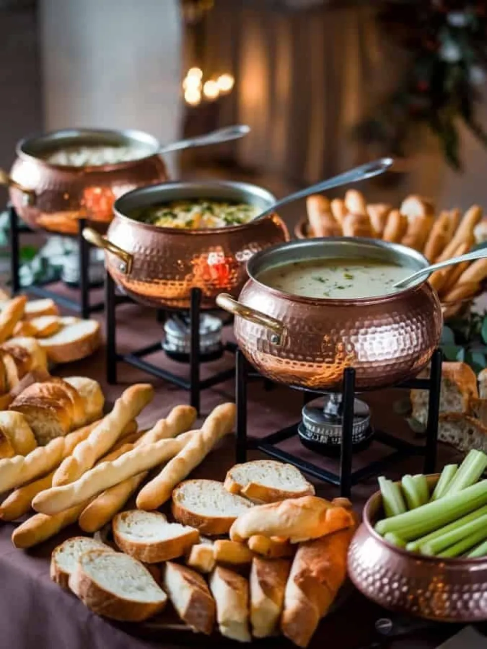 polievky na zimnú svadbu