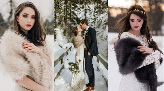 Svadobný šál pre nevestu na zimnú svadbu: Zahreje aj očarí!