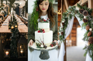 Zimná svadba vo fínskom štýle: Drevo, svetlá a pokojná atmosféra severu