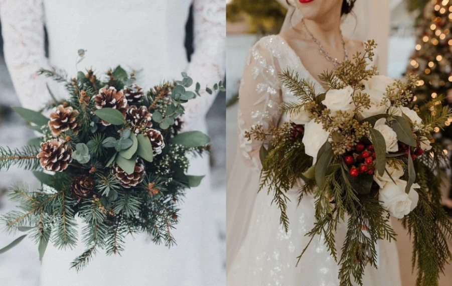 Kytica na zimnú svadbu