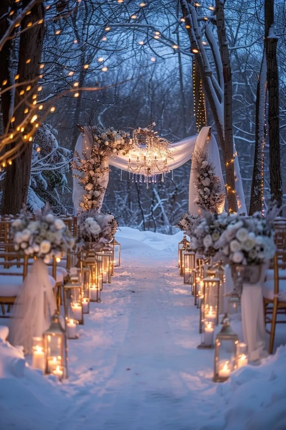 svadobný obrad zimná svadba