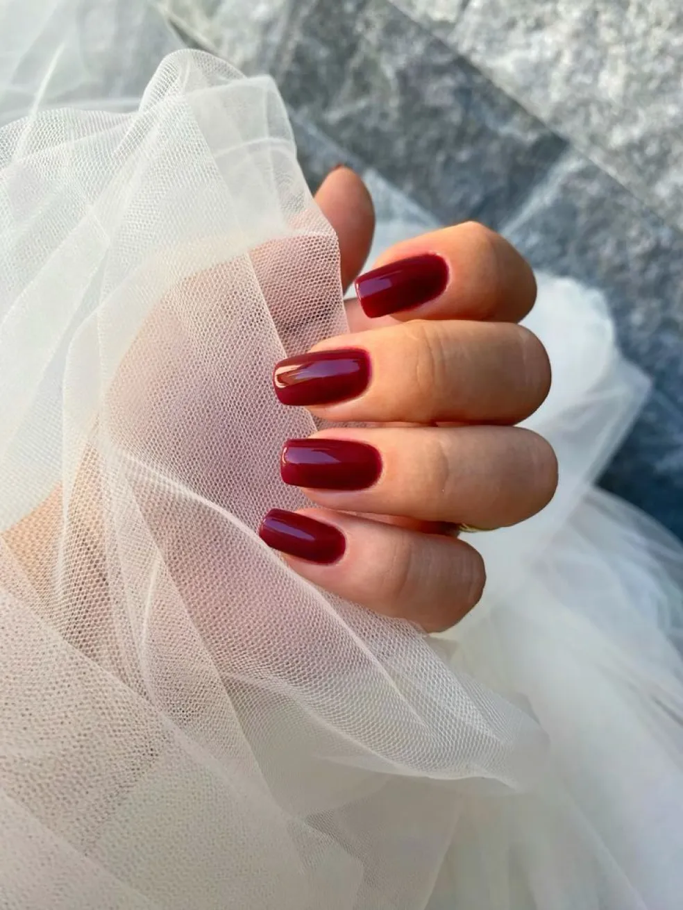 zimné svadobné nechty