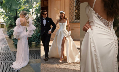 Trendy pre svadobné šaty 2026: Zamat, rukávy a perlové akcenty sú späť!