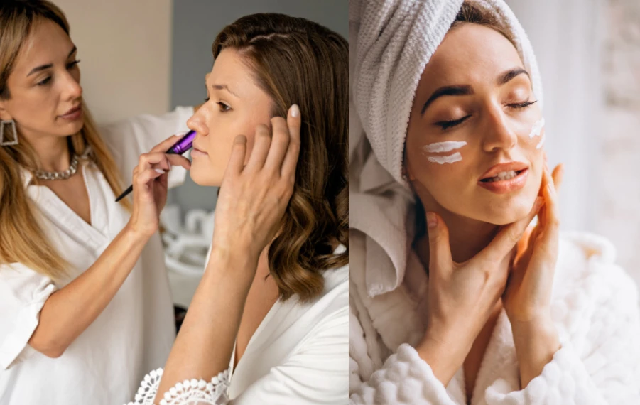 Príprava pokožky na svadobný make-up