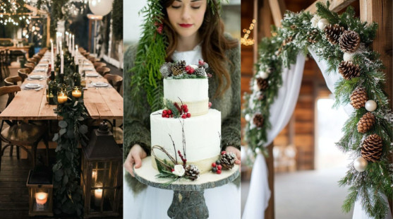 Zimná svadba vo fínskom štýle: Drevo, svetlá a pokojná atmosféra severu