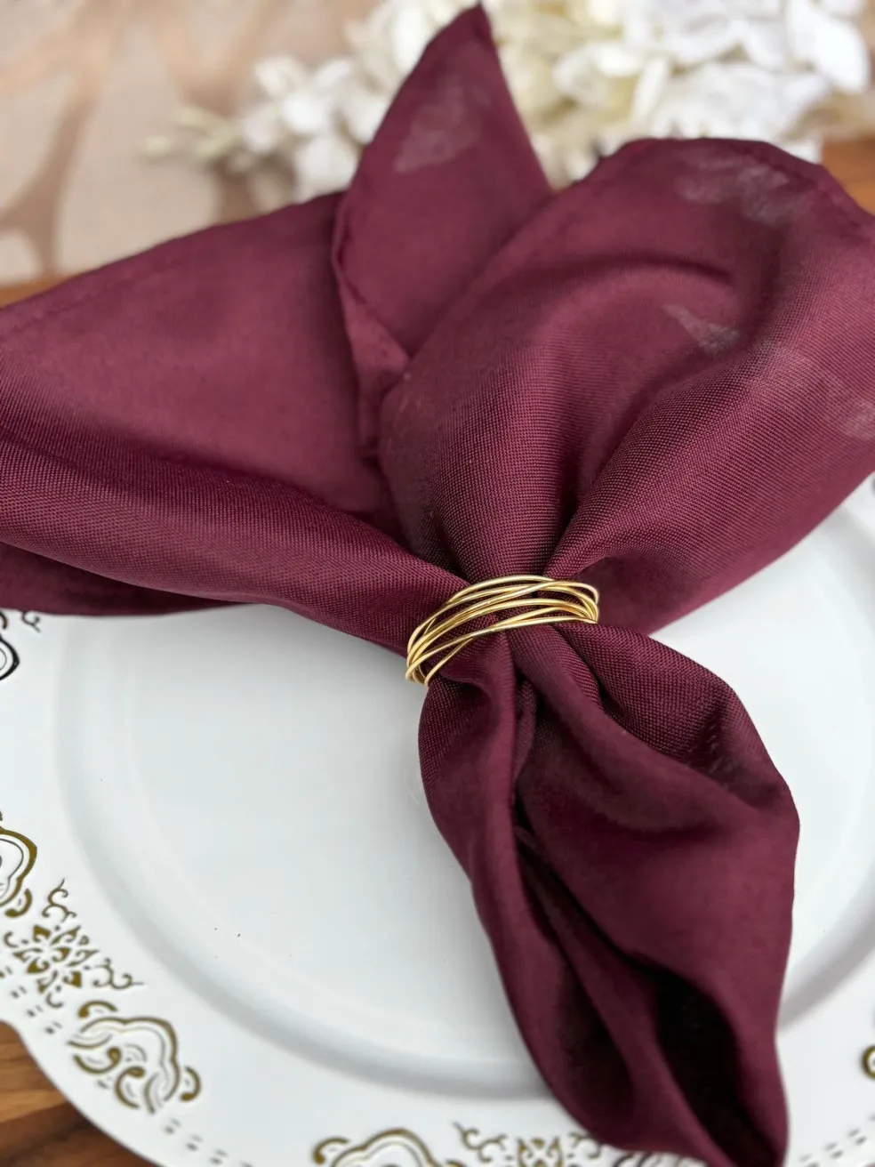 servítka s krúžkom