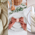 Ako uložiť alebo poskladať servítky na svadobných stoloch: Tradičné aj trendy inšpirácie