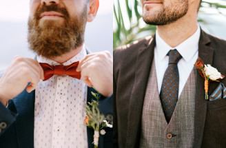 Motýlik vs. kravata pre ženícha – je výber len o vkuse?