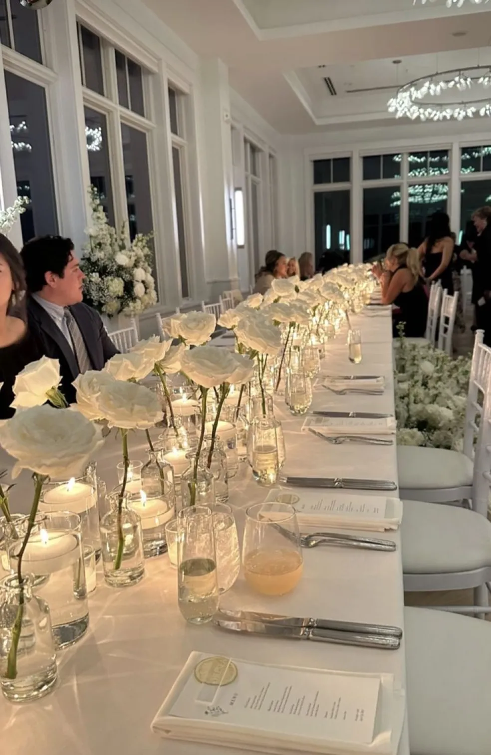 minimalistická svadobná výzdoba