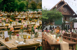 Stoly bez obrusov: Zamiluješ si tento výrazný svadobný trend roku 2026 aj ty?