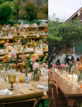 Stoly bez obrusov: Zamiluješ si tento výrazný svadobný trend roku 2026 aj ty?