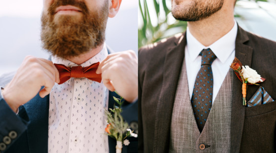 Motýlik vs. kravata pre ženícha – je výber len o vkuse?
