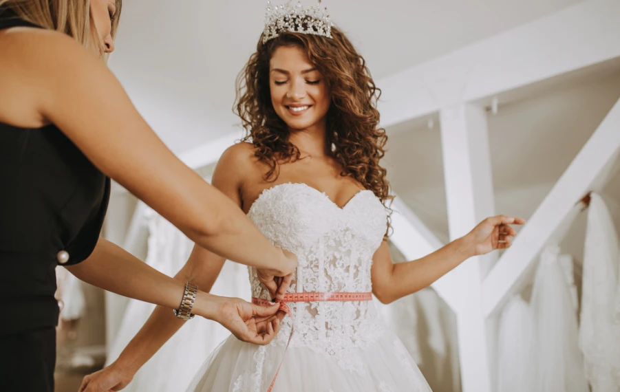 svadobné šaty dobre nesedia