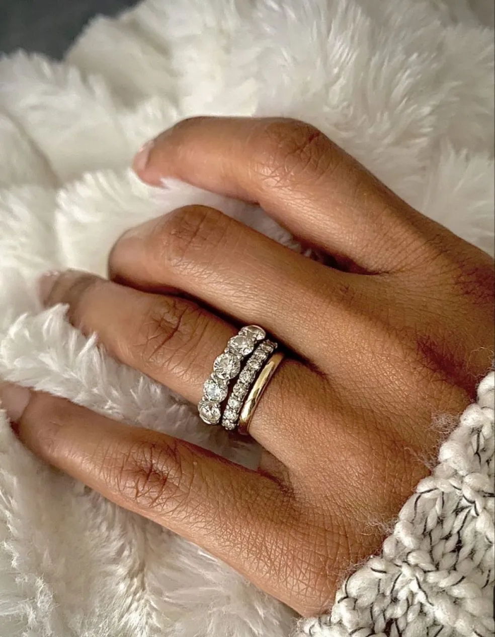 Stohovateľné sety prsteňov