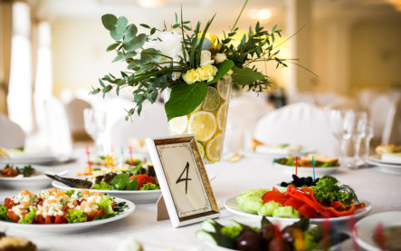 Vegánske svadobné menu