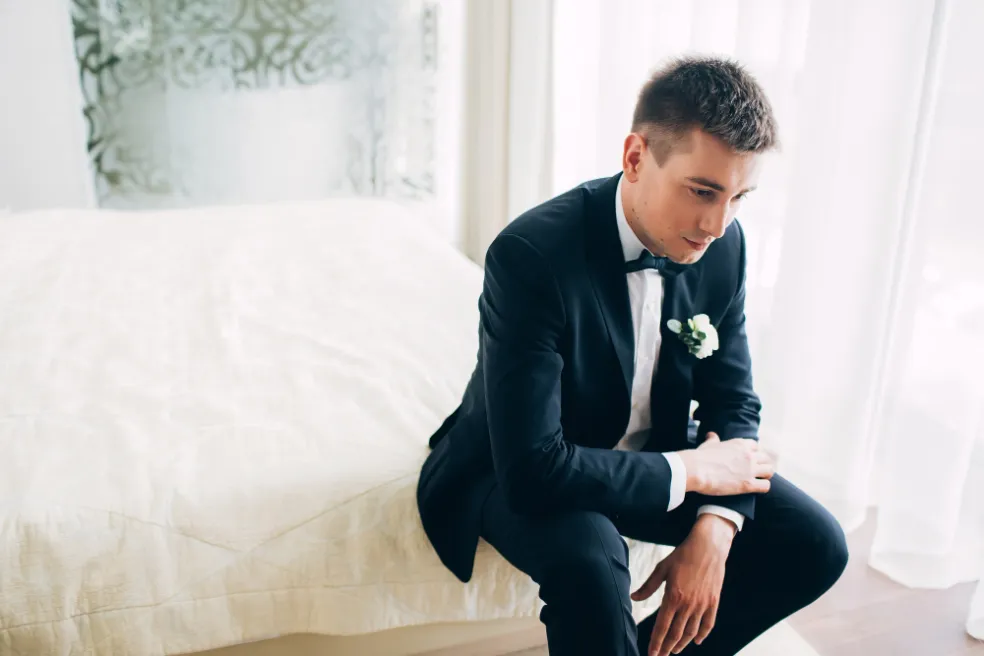 svadobný stres ženích