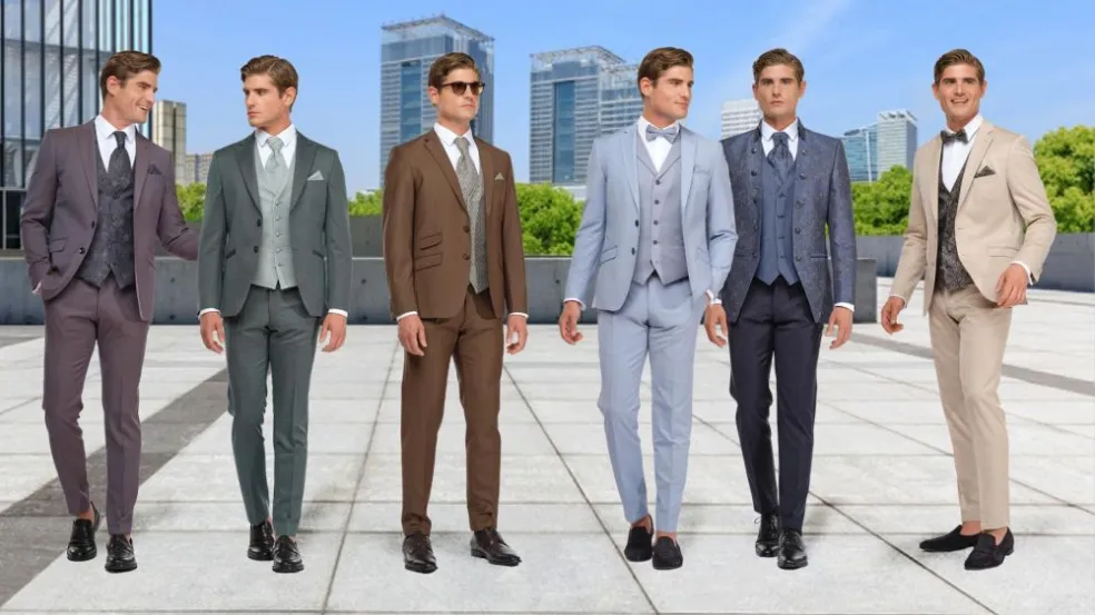 kvalitný svadobný oblek 