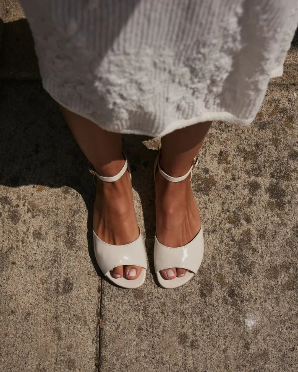 svadobné barefoot sandále lily