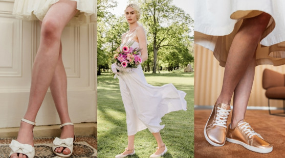 Svadobné barefoot topánky: Elegantné modely, v ktorých pretancujete celú noc bez bolesti